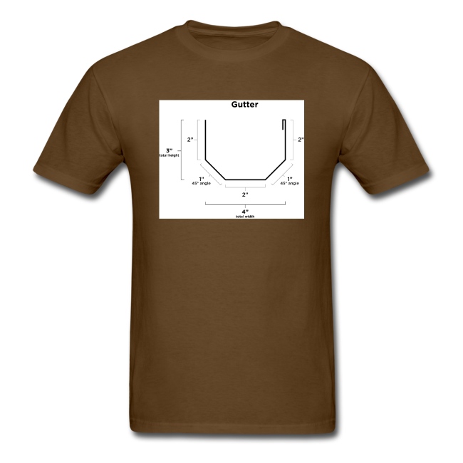 Gutter Diagram Men's T-Shirt